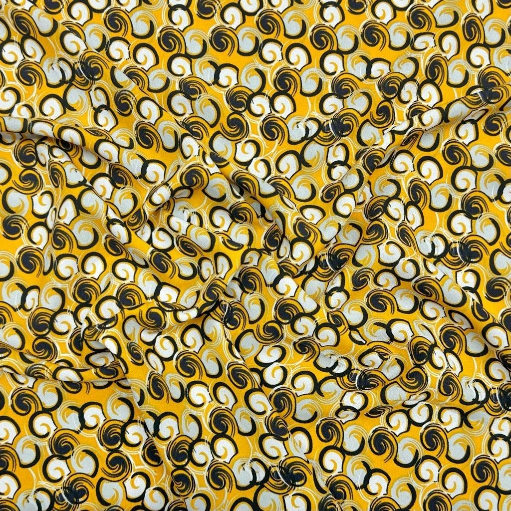 All Over Swirls Crepe Fabric 6 All Over Swirls Crepe Fabric - Image 6