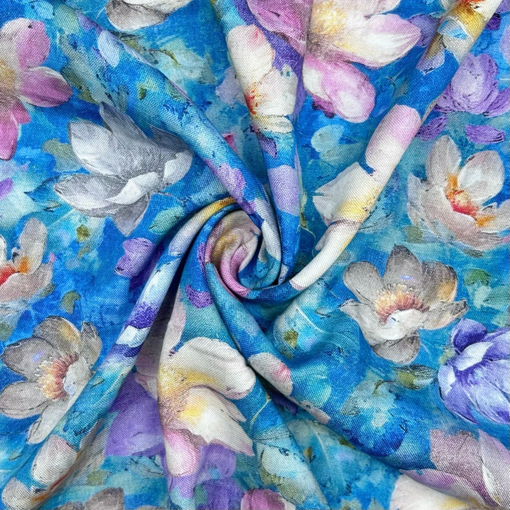 Blossom Breeze Linen Viscose Fabric 6 Blossom Breeze Linen Viscose Fabric - Image 6