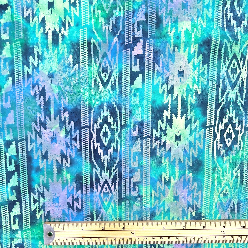 Tidal Flow Cotton Batik Fabric 2 Tidal Flow Cotton Batik Fabric - Image 2