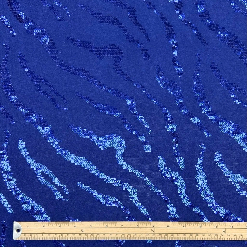 Sequin Wave Jersey Fabric 2 Sequin Wave Jersey Fabric - Image 2