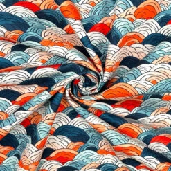 Sunset Waves Rose & Hubble Cotton Poplin Fabric -Ernst Fabric Store 0762ACDB 7427 4906 B790 BC383662A2F3