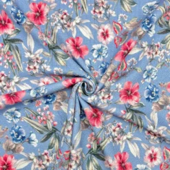 Vibrant Floral Waffle Jersey Fabric -Ernst Fabric Store 07DD8103 5E19 4872 87D1 388CA437ECE3