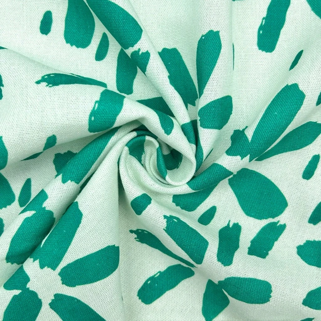 Paint Strokes Viscose Linen Fabric 4 Paint Strokes Viscose Linen Fabric - Image 4