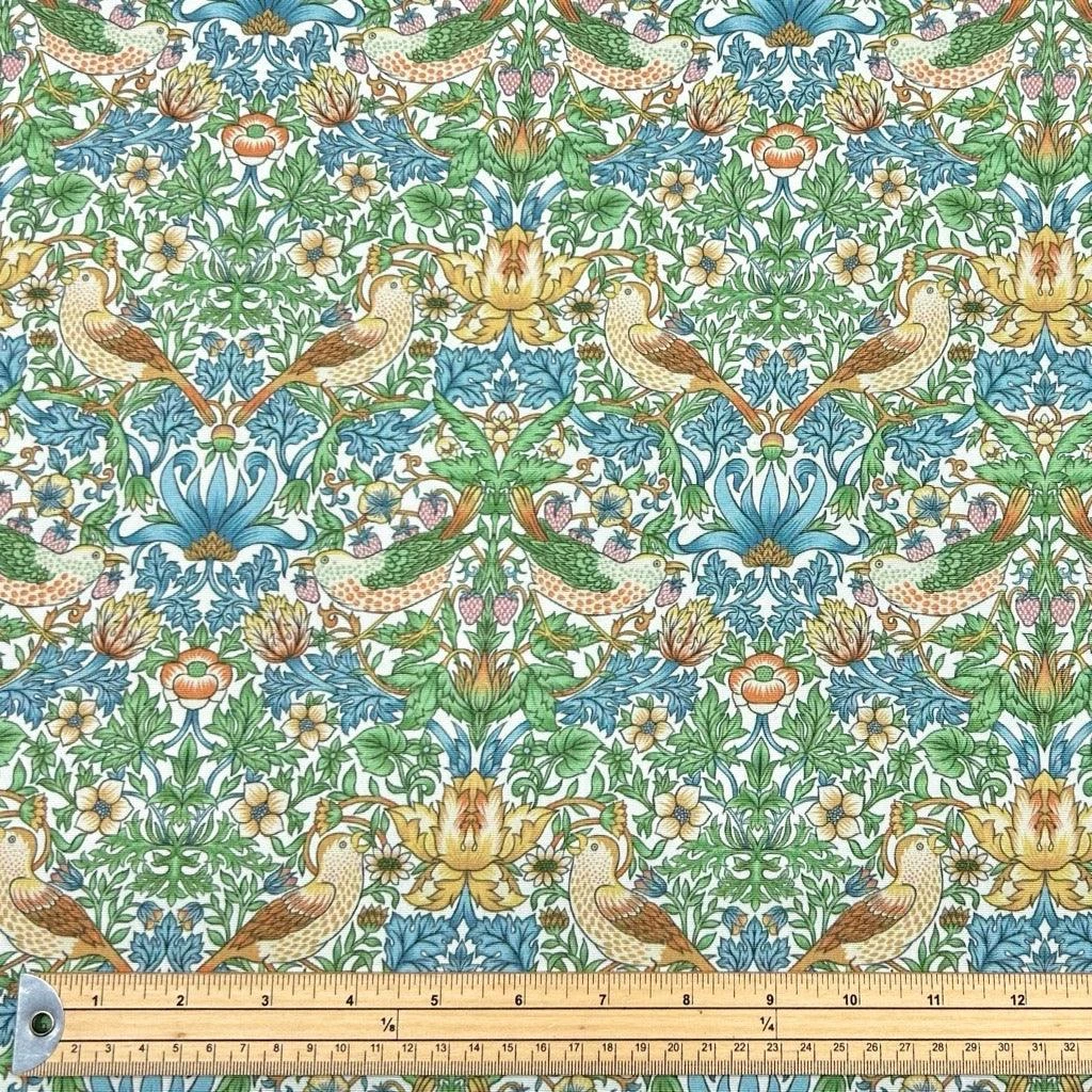 William Morris Garden Birds Water Resistant Fabric 2 William Morris Garden Birds Water Resistant Fabric - Image 2