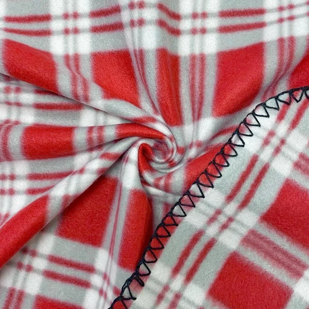 Checkered Fleece Blanket 8 Checkered Fleece Blanket - Image 8