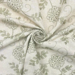 Floral Bliss Embroidered Linen Viscose Fabric -Ernst Fabric Store 08957289 4C32 410A A315 682C7BF5A11E