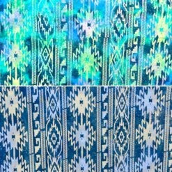 Tidal Flow Cotton Batik Fabric