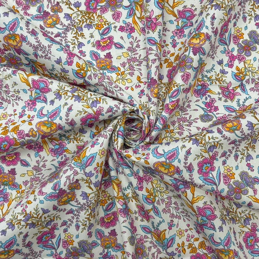 Abstract Gardens Rose & Hubble Cotton Poplin Fabric 4 Abstract Gardens Rose & Hubble Cotton Poplin Fabric - Image 4