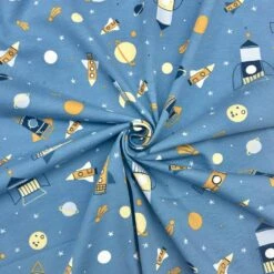 Space Rockets Cotton Jersey Fabric -Ernst Fabric Store 0B5B7E69 AF80 4672 8EEC EBF704093D41