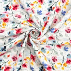 Colourful Blooms Double Gauze Fabric -Ernst Fabric Store 0BB708AB 6910 4EFC BB47 8C93FAB09EF6