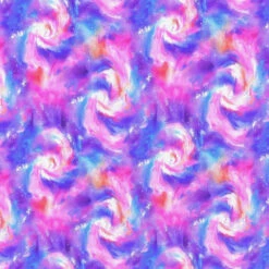 Galaxy Burst French Terry Fabric