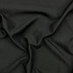 Plain Black PolyViscose Fabric