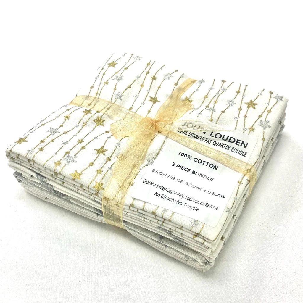 Xmas Sparkle Fat Quarter Christmas Bundle - No.27 1 Xmas Sparkle Fat Quarter Christmas Bundle - No.27