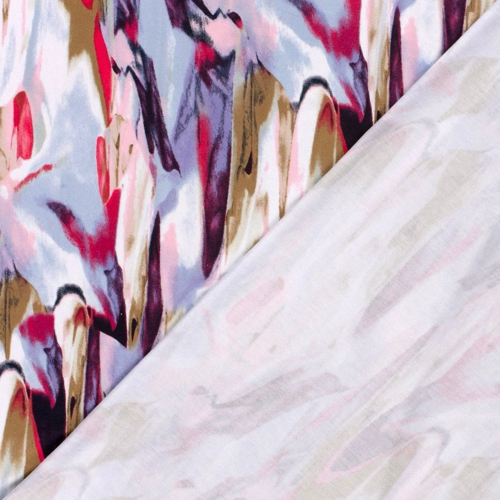 Watercolour Flame Viscose Jersey Fabric 4 Watercolour Flame Viscose Jersey Fabric - Image 4