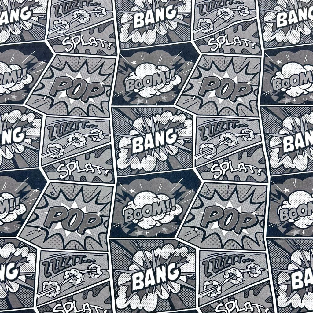 Comic Art Cotton Jersey Fabric 3 Comic Art Cotton Jersey Fabric - Image 3