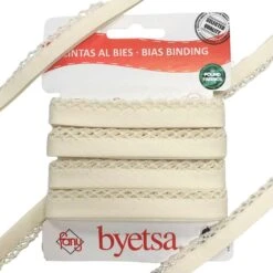 Picot Edge Polycotton Bias Binding Tape - 5 Metres -Ernst Fabric Store 125