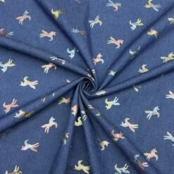 Foil Unicorns Chambray Denim Fabric -Ernst Fabric Store 135024C7 0D5B 44D6 ACBE F382D0376E3B