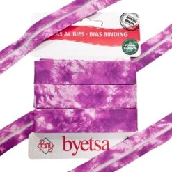 Tie Dye Organic Cotton Bias Binding Tape - 5 Metres -Ernst Fabric Store 136