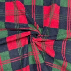 Red/Navy/Green Checkered Anti Pill Polar Fleece Fabric -Ernst Fabric Store 1ABBB115 78C5 4C8B B5B6 EA46A1A06206