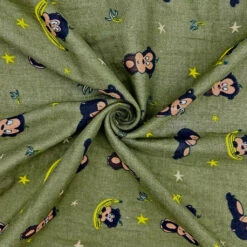 Monkey Magic Double Gauze Fabric -Ernst Fabric Store 1E1590A0 F8EF 4B71 AAA7 BBDF1775E56B