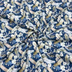 Feathers And Flowers Rose & Hubble Cotton Poplin Fabric -Ernst Fabric Store 1E3727E7 94F9 4384 84C8 B11F6A289898