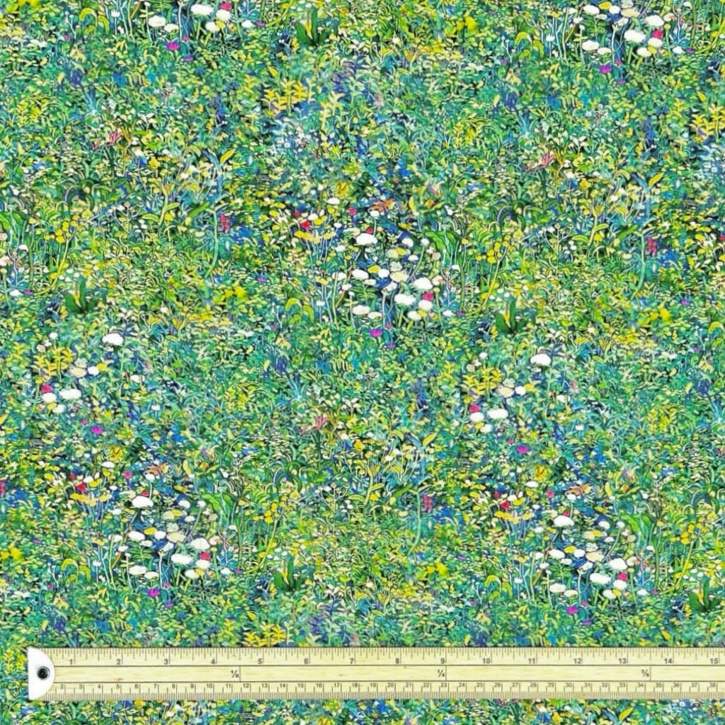 Floral Palette Bamboo Silkette Fabric 2 Floral Palette Bamboo Silkette Fabric - Image 2