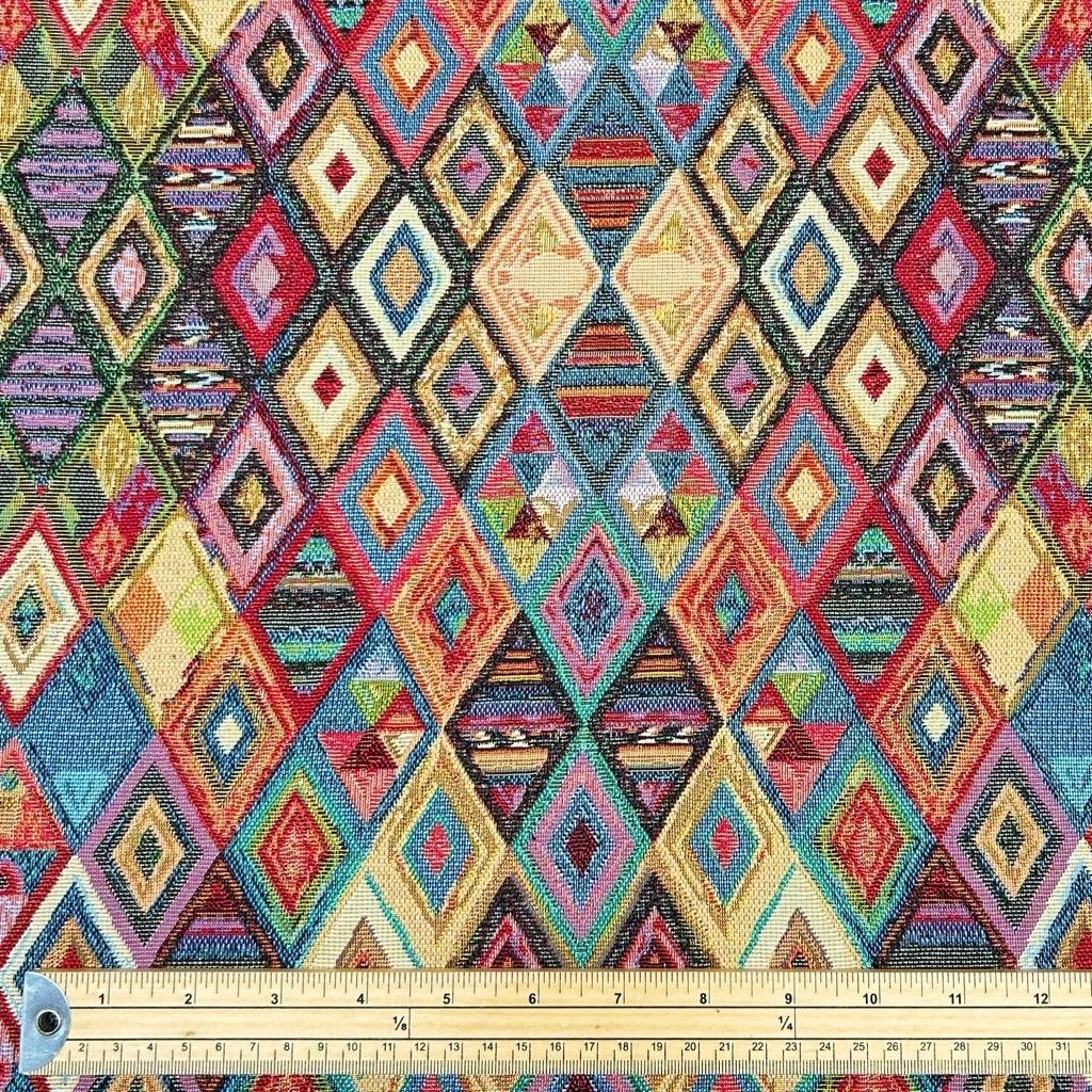 Patterned Tiles Tapestry Fabric 2 Patterned Tiles Tapestry Fabric - Image 2