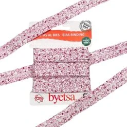 Round Flowers Organic Cotton Bias Binding Tape - 5 Metres -Ernst Fabric Store 1 33198bf6 319c 4059 844e 5c3ba34c855e