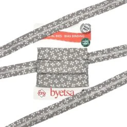 Abstract Flowers Organic Cotton Bias Binding Tape - 5 Metres -Ernst Fabric Store 20 24ffd996 cf0a 48d7 93b7 f0b1b6a264d6