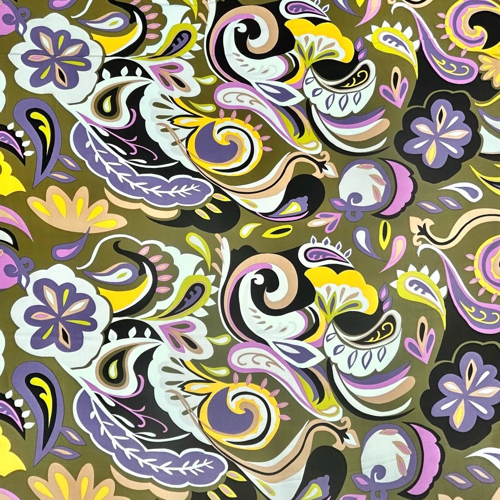 Surreal Bloom Viscose Poplin Fabric 5 Surreal Bloom Viscose Poplin Fabric - Image 5