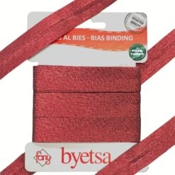 Plain Lamé Bias Binding Tape - 5 Metres -Ernst Fabric Store 22