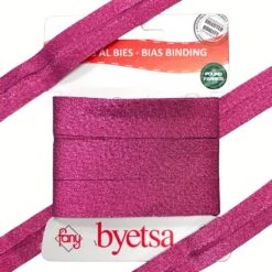 Plain Lamé Bias Binding Tape - 5 Metres -Ernst Fabric Store 23
