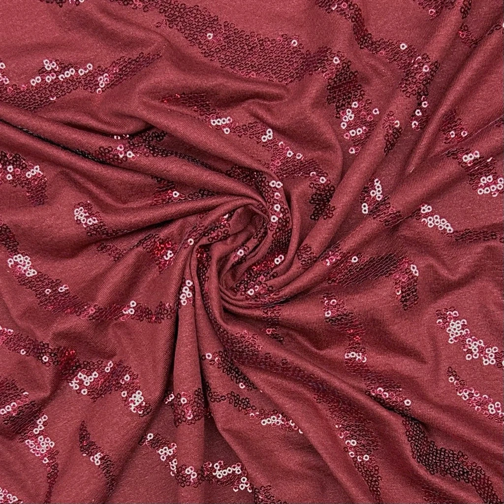 Sequin Wave Jersey Fabric 18 Sequin Wave Jersey Fabric - Image 18