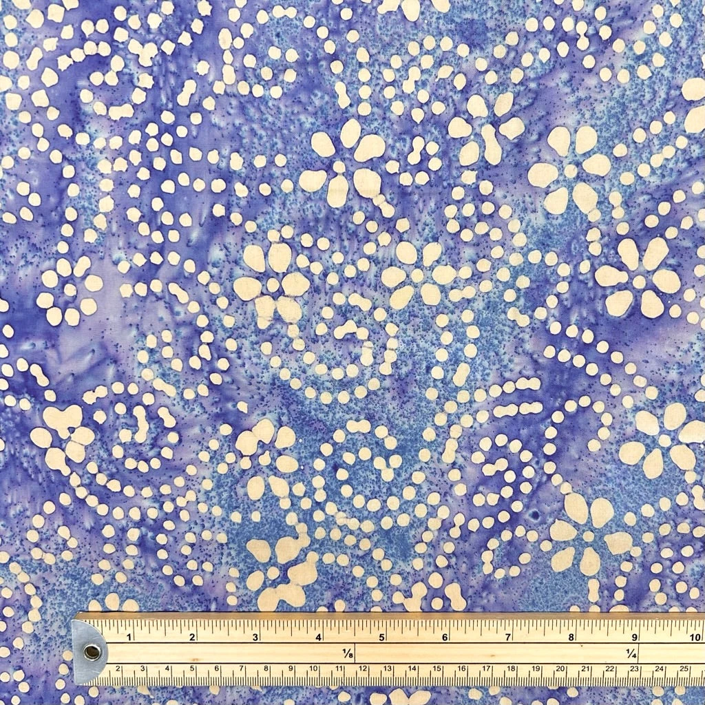 Dotted Delight Cotton Batik Fabric 2 Dotted Delight Cotton Batik Fabric - Image 2