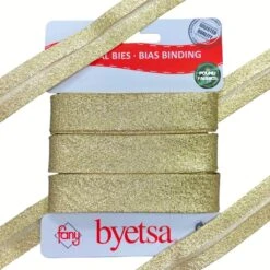Plain Lamé Bias Binding Tape - 5 Metres -Ernst Fabric Store 28 912b1962 5bcf 417d 8f97 7f6c690aa170