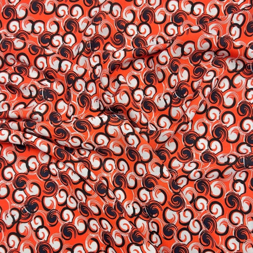 All Over Swirls Crepe Fabric 4 All Over Swirls Crepe Fabric - Image 4
