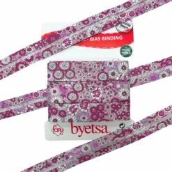 Summer Floral Organic Cotton Bias Binding Tape - 5 Metres 6 Summer Floral Organic Cotton Bias Binding Tape - 5 Metres -Ernst Fabric Store 297