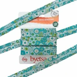 Summer Floral Organic Cotton Bias Binding Tape - 5 Metres 7 Summer Floral Organic Cotton Bias Binding Tape - 5 Metres -Ernst Fabric Store 298