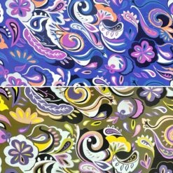 Surreal Bloom Viscose Poplin Fabric