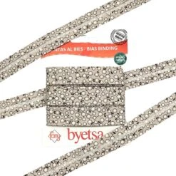 Round Flowers Organic Cotton Bias Binding Tape - 5 Metres -Ernst Fabric Store 2 5a4e8b2c 19f8 4800 8537 3913d99bae2e