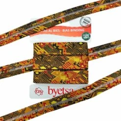Ethnic Prints Cotton Bias Binding Tape - 5 Metres -Ernst Fabric Store 304