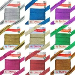 Plain Lamé Bias Binding Tape - 5 Metres