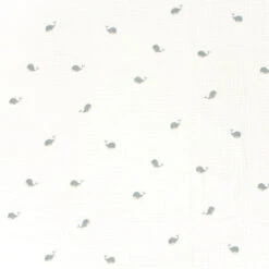 Little Whales Double Gauze Fabric
