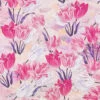 Soft Tulip Garden Linen Blend Fabric