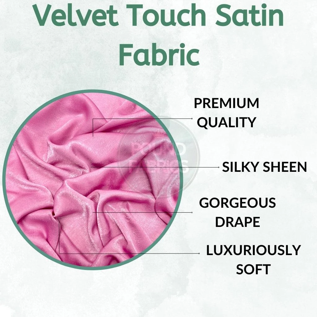 Velvet Touch Satin Fabric 2 Velvet Touch Satin Fabric - Image 2