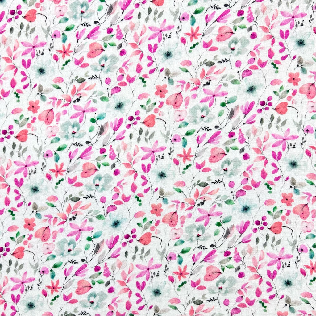 Vibrant Florals Double Gauze Fabric 7 Vibrant Florals Double Gauze Fabric - Image 7