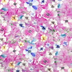 Blooming Flowers Linen Viscose Fabric 8 Blooming Flowers Linen Viscose Fabric -Ernst Fabric Store 35D26C5B EC9B 4230 AA87 491911DB894A