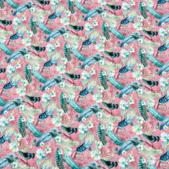 Feathers And Flowers Rose & Hubble Cotton Poplin Fabric -Ernst Fabric Store 367612C7 D710 4930 897E B78587F00F10