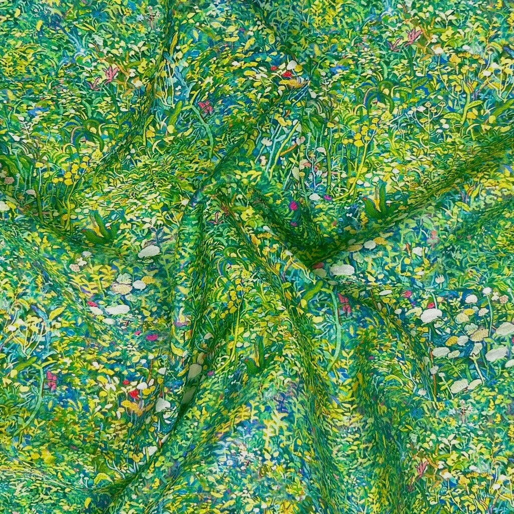 Floral Palette Bamboo Silkette Fabric 4 Floral Palette Bamboo Silkette Fabric - Image 4