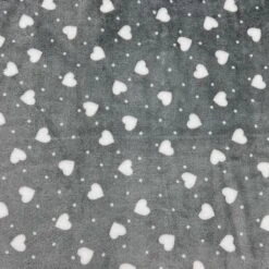 Hearts And Dots Cuddle Fleece Fabric -Ernst Fabric Store 38F09AA8 74F8 44AB AC7B BAE94FFE4692